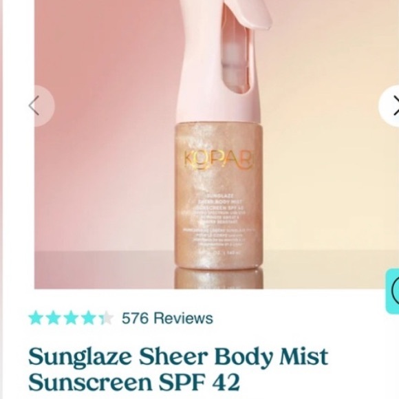 Kopari Sun Glaze Sheer Body Mist - Picture 3 of 11